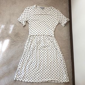 Polka Dot White Breastfeeding Dress **NEVER WORN**